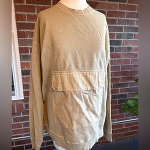 Arizona Tan Sweater with Front Pocket